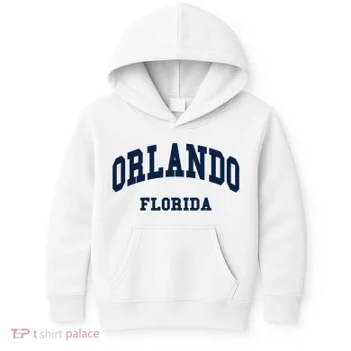 ORLANDO Florida Throwback Design Kids Hoodie