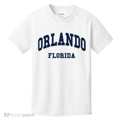 ORLANDO Florida Throwback Design Kids T-Shirt