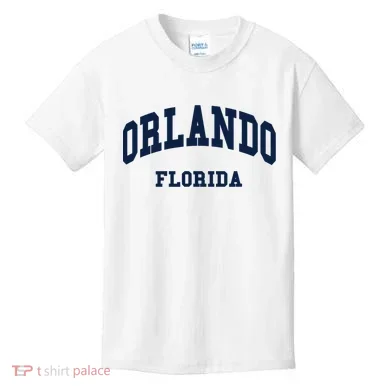 ORLANDO Florida Throwback Design Kids T-Shirt