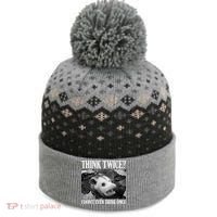 Opossum Funny Think Twice I Don't Even Think Once Possum The Baniff Cuffed Pom Beanie thumb 0