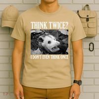 Opossum Funny Think Twice I Don't Even Think Once Possum T-Shirt thumb 6