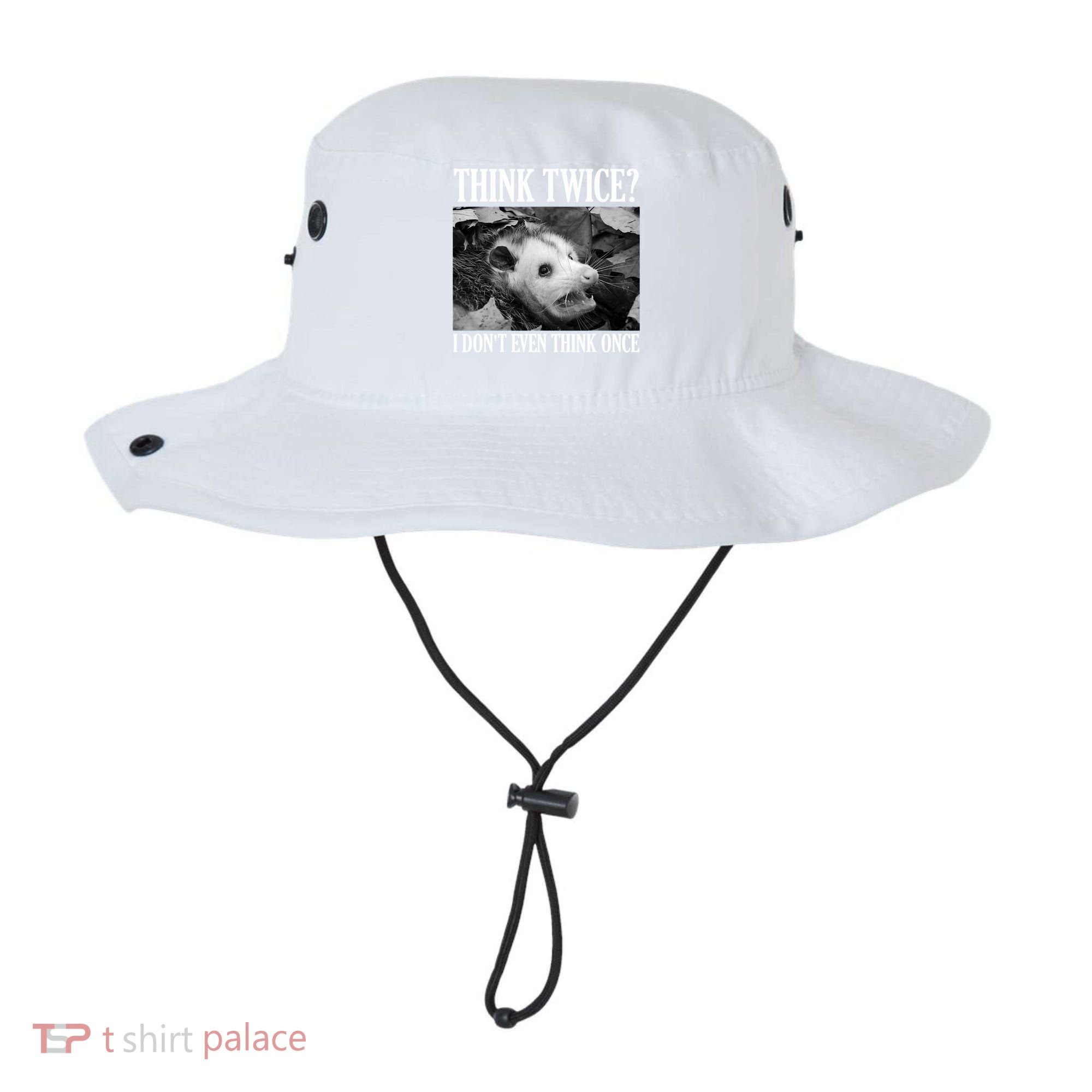Opossum Funny Think Twice I Don't Even Think Once Possum Bucket Hat
