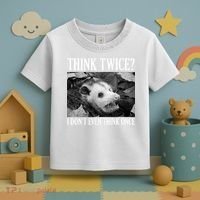Opossum Funny Think Twice I Don't Even Think Once Possum Toddler T-Shirt thumb 3