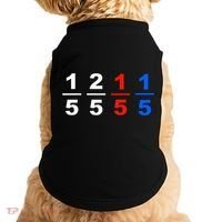 One Fifth Two Fifth Red Fifth Blue Fifth Funny Math Humor Doggie Tank thumb 0