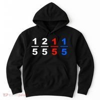 One Fifth Two Fifth Red Fifth Blue Fifth Funny Math Humor Hoodie thumb 0