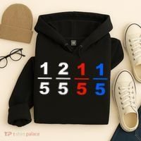 One Fifth Two Fifth Red Fifth Blue Fifth Funny Math Humor Hoodie thumb 4