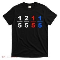 One Fifth Two Fifth Red Fifth Blue Fifth Funny Math Humor T-Shirt thumb 0
