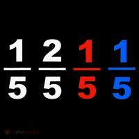One Fifth Two Fifth Red Fifth Blue Fifth Funny Math Humor Women's Hoodie thumb 2