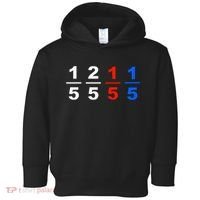 One Fifth Two Fifth Red Fifth Blue Fifth Funny Math Humor Toddler Hoodie thumb 0