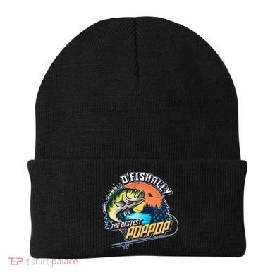 O Fishally The Bestest PopPop Beanie