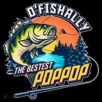 O Fishally The Bestest PopPop Ornament thumb 1