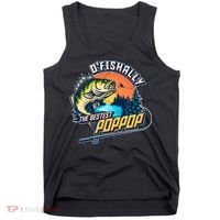 O Fishally The Bestest PopPop Tank Top thumb 0