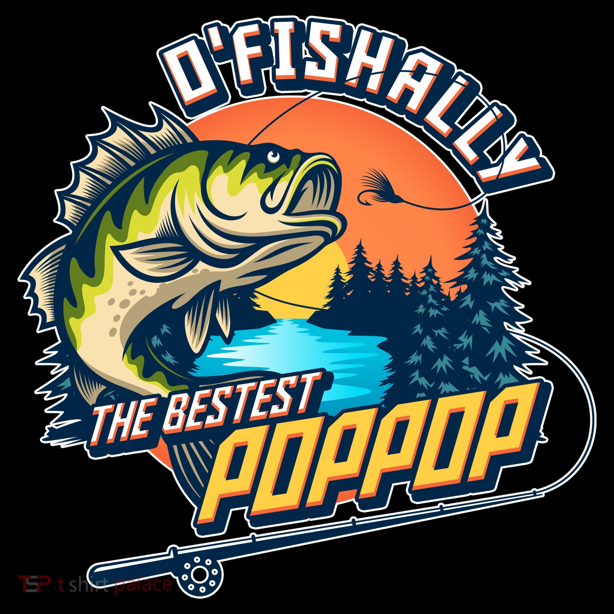 O Fishally The Bestest PopPop Tank Top