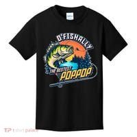 O Fishally The Bestest PopPop Kids T-Shirt thumb 0