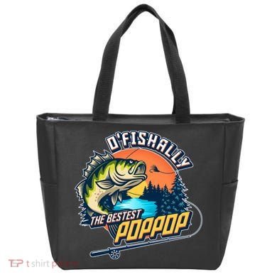 O Fishally The Bestest PopPop Tote Bag