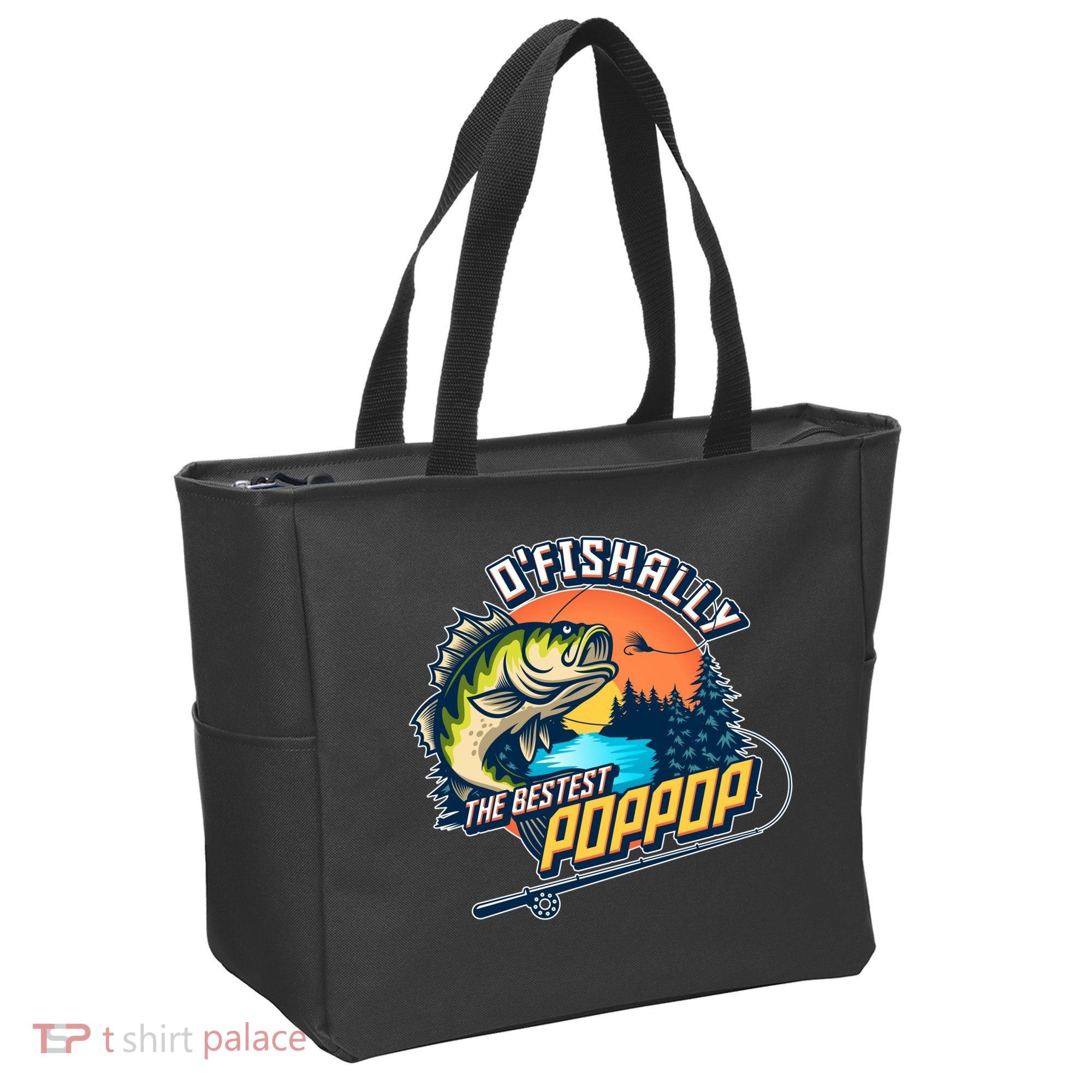 O Fishally The Bestest PopPop Tote Bag