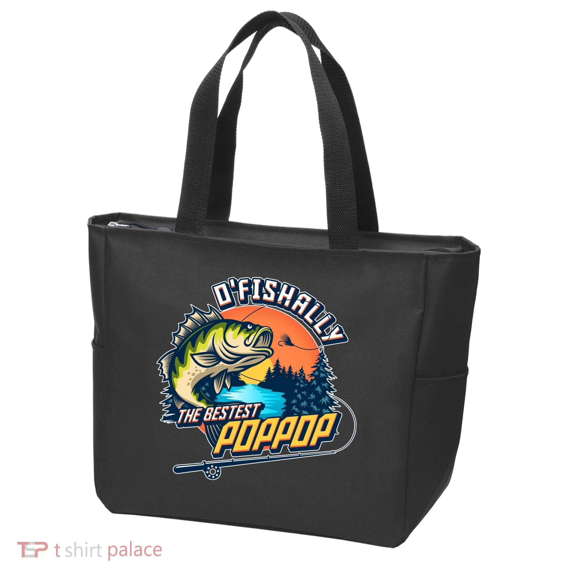 O Fishally The Bestest PopPop Tote Bag