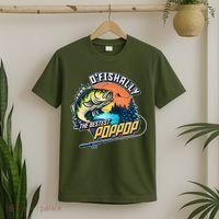 O Fishally The Bestest PopPop T-Shirt thumb 2