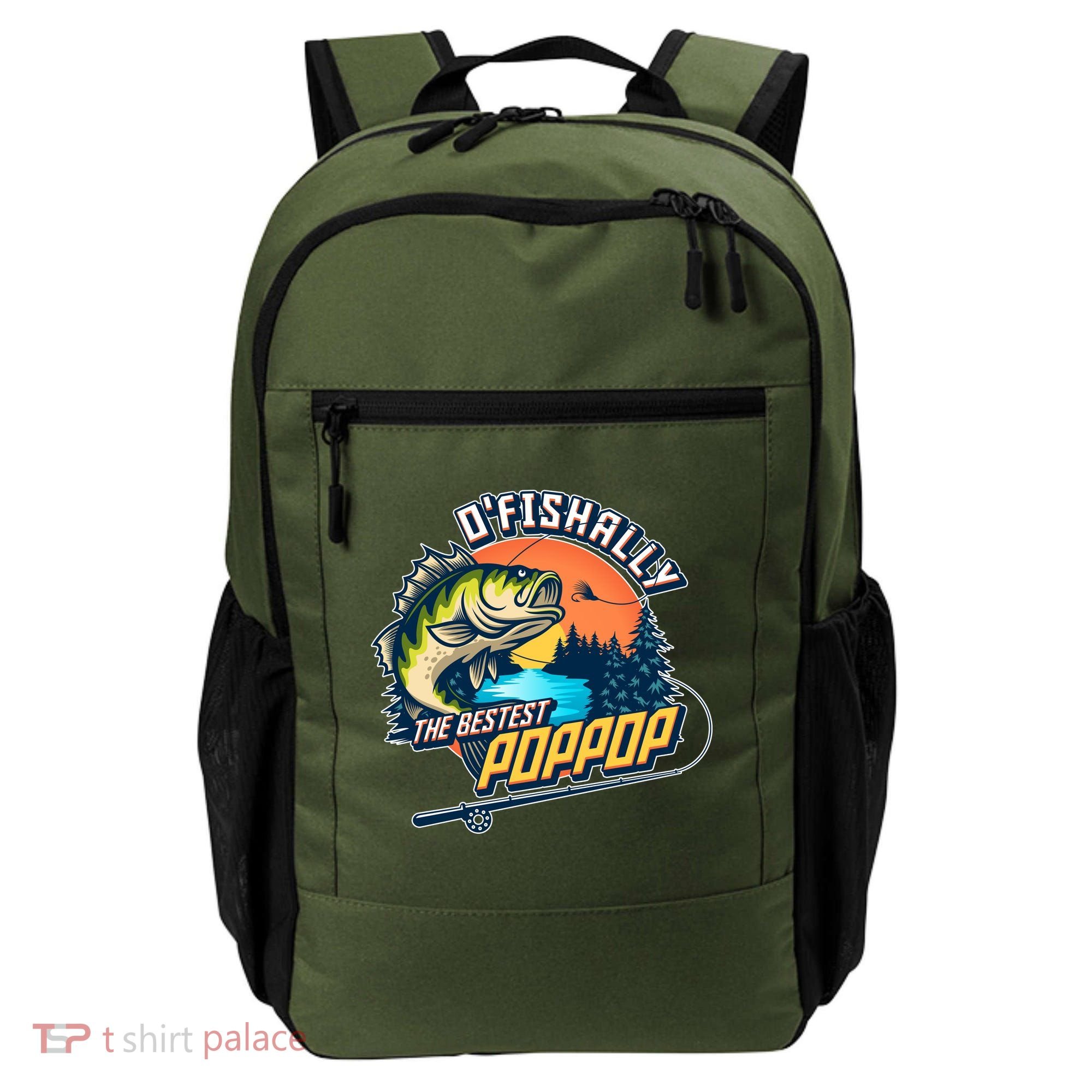 O Fishally The Bestest PopPop Backpack