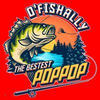 O Fishally The Bestest PopPop Santa Hat thumb 1