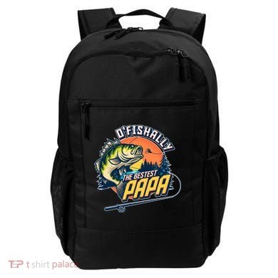 O Fishally The Bestest Papa Backpack