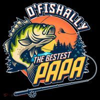 O Fishally The Bestest Papa Women's Hoodie thumb 2