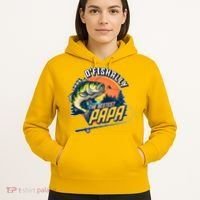 O Fishally The Bestest Papa Hoodie thumb 5