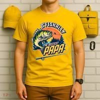 O Fishally The Bestest Papa T-Shirt thumb 6