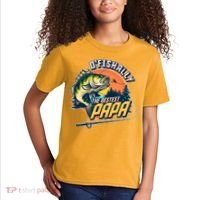 O Fishally The Bestest Papa Kids T-Shirt thumb 2