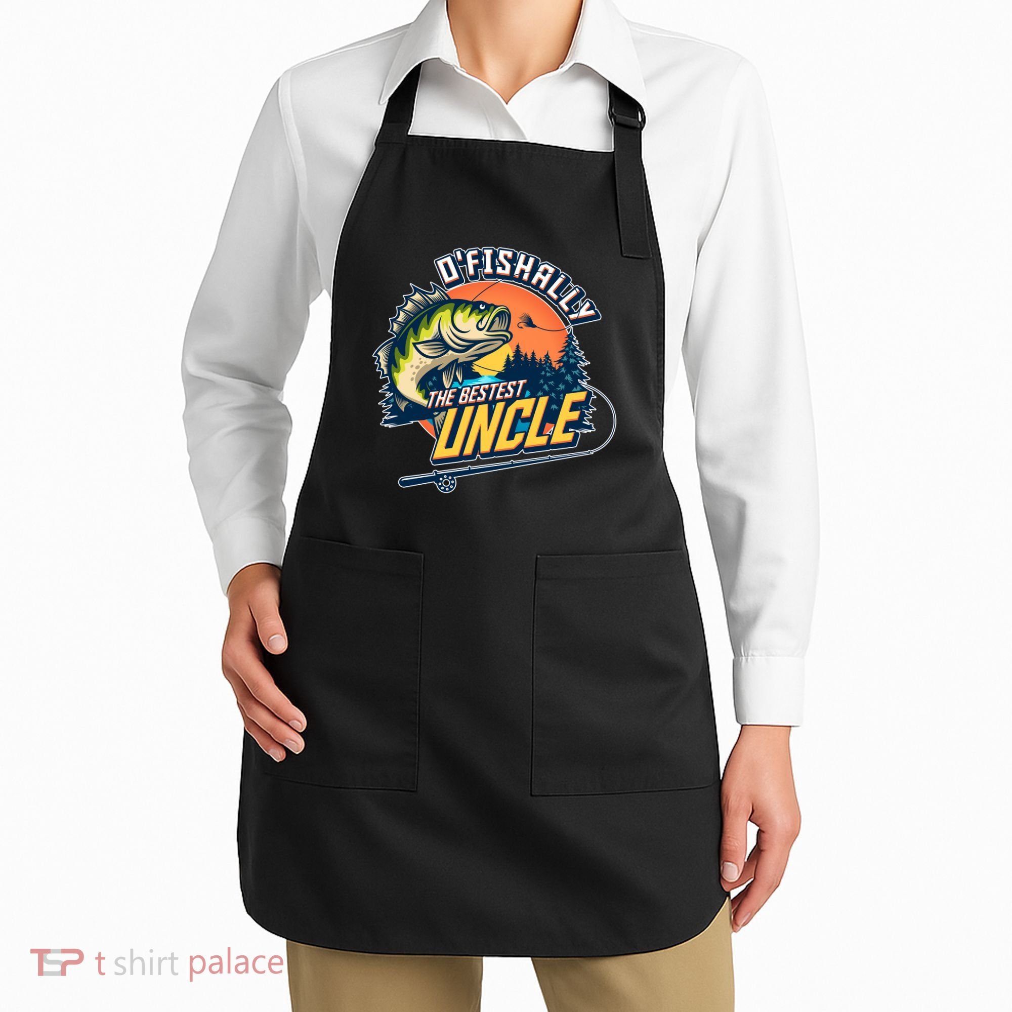 O Fishally The Bestest Uncle Apron