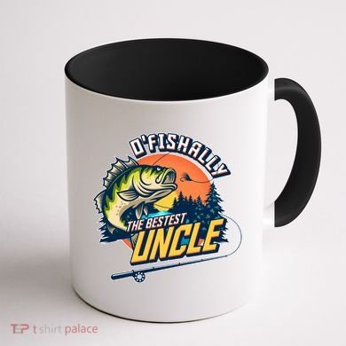 O Fishally The Bestest Uncle Coffee Mug back