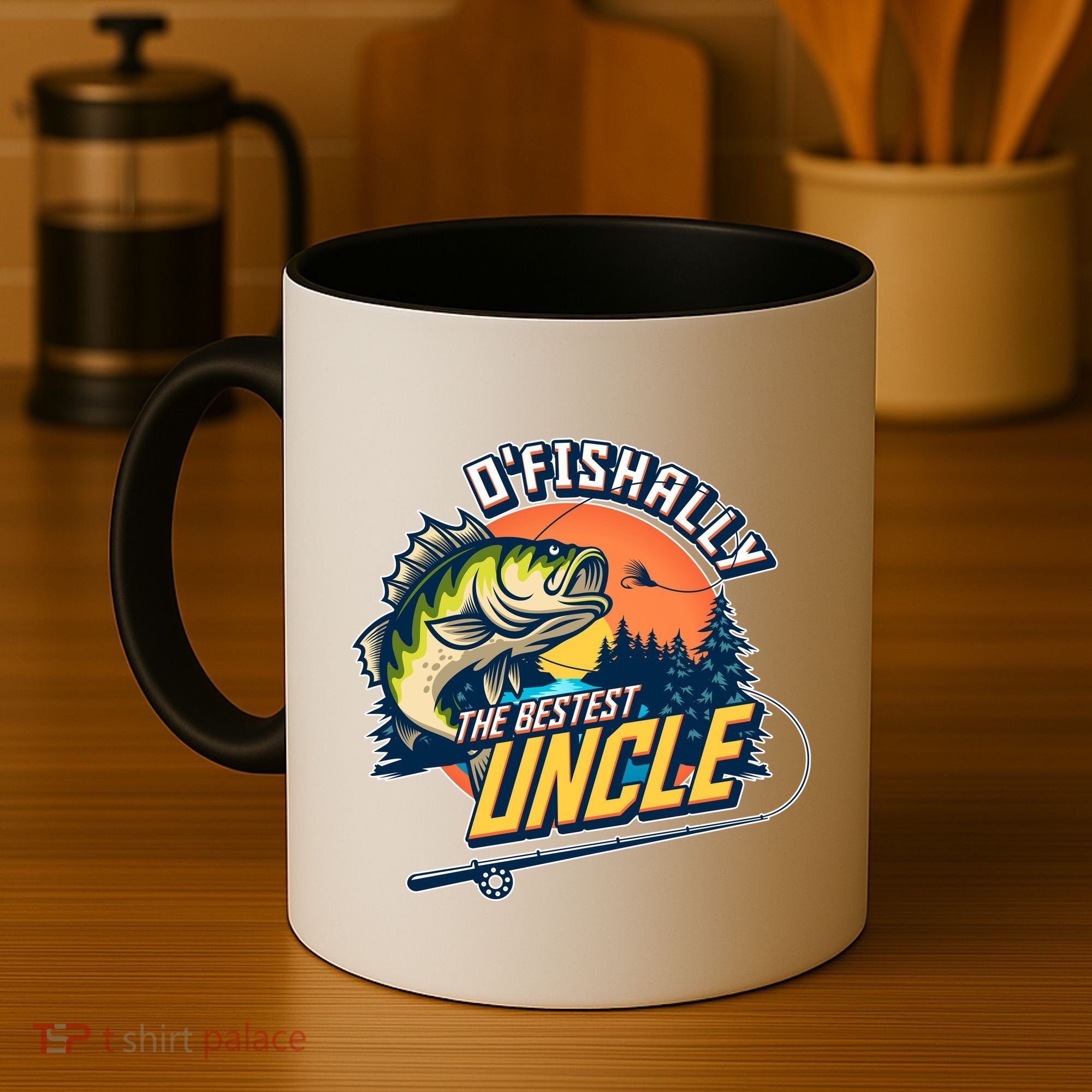 O Fishally The Bestest Uncle Coffee Mug