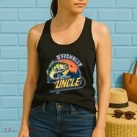 O Fishally The Bestest Uncle Women's Tank Top thumb 2