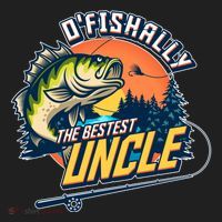 O Fishally The Bestest Uncle Golf Towel thumb 3