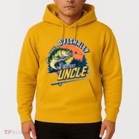 O Fishally The Bestest Uncle Hoodie thumb 2