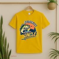 O Fishally The Bestest Uncle T-Shirt thumb 2