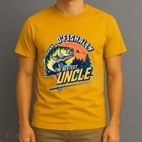 O Fishally The Bestest Uncle T-Shirt thumb 3