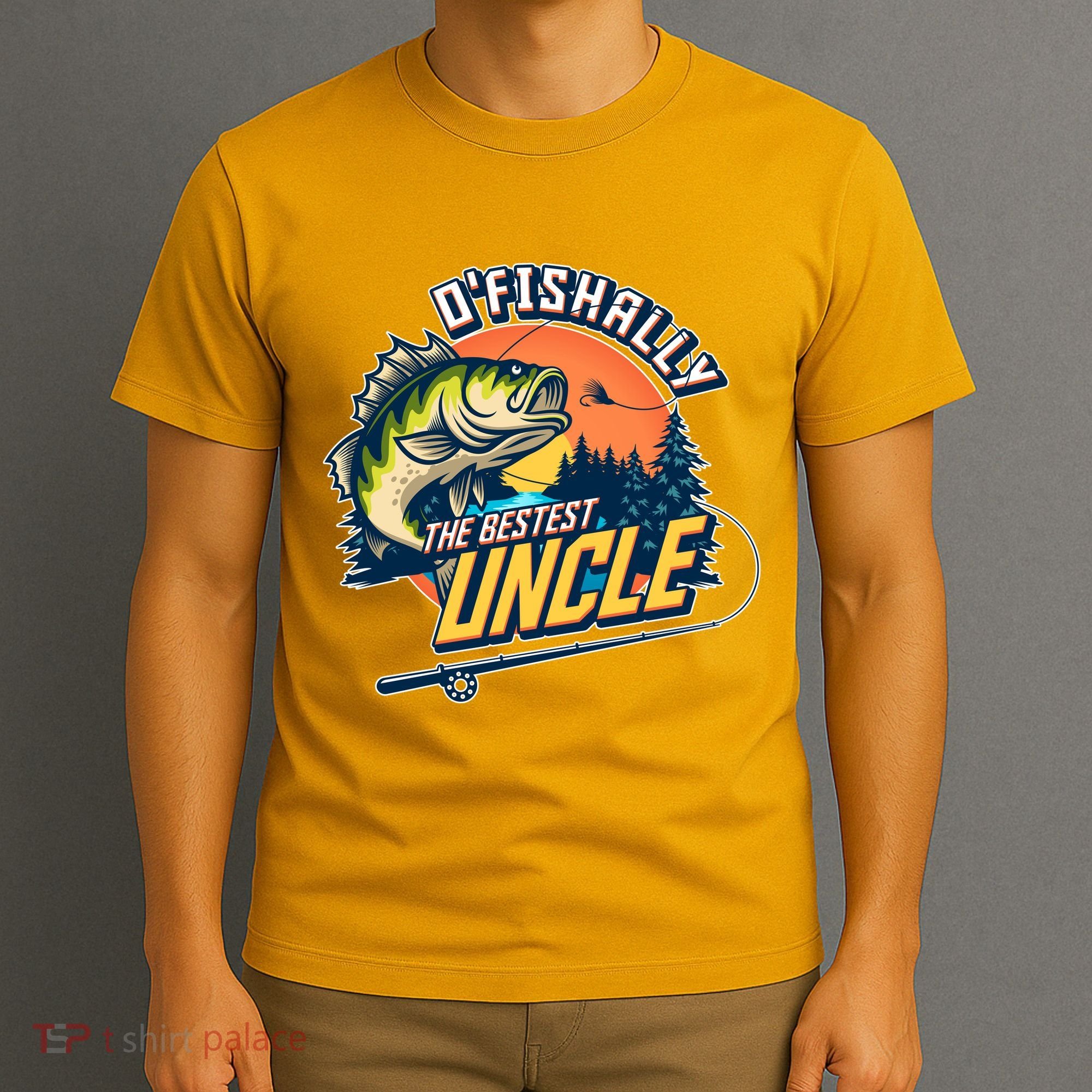 O Fishally The Bestest Uncle T-Shirt