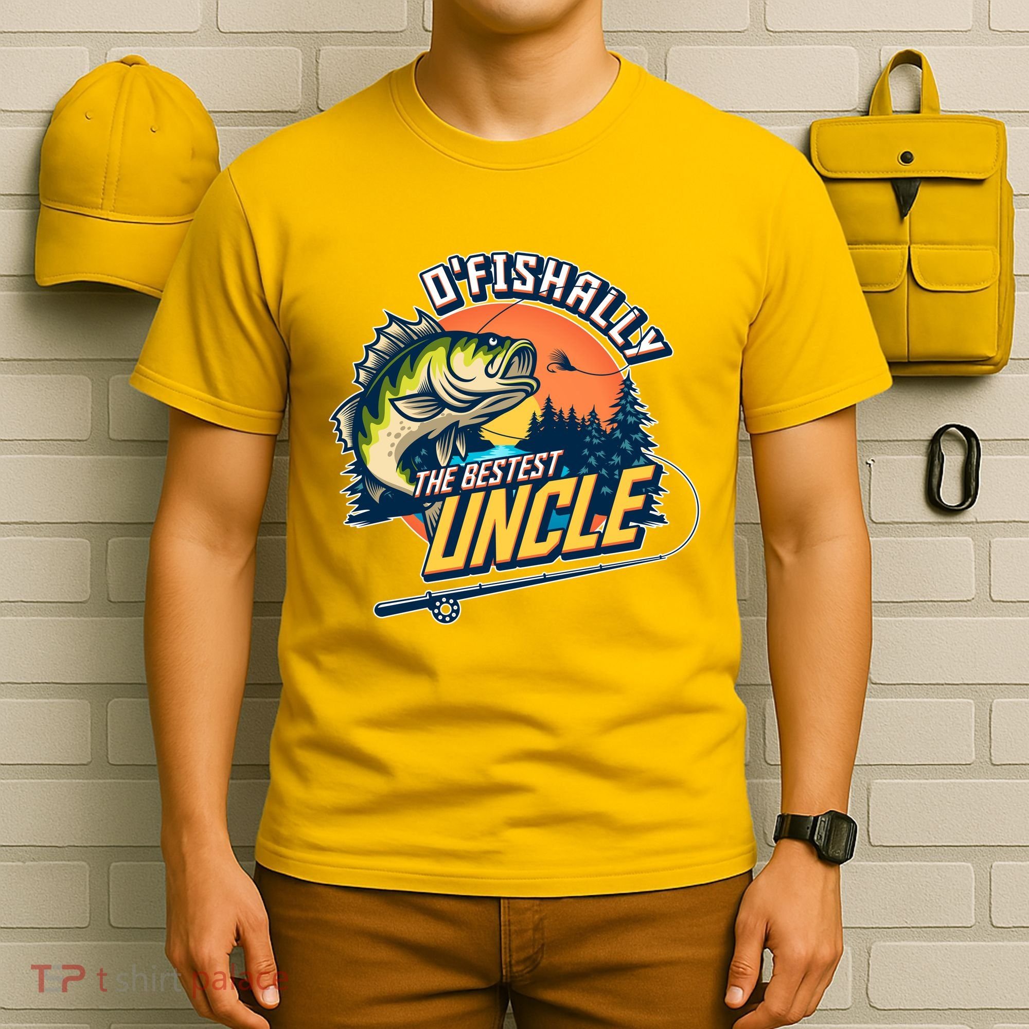 O Fishally The Bestest Uncle T-Shirt