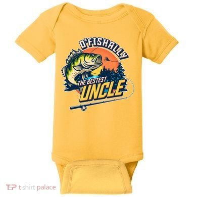 O Fishally The Bestest Uncle Baby Bodysuit