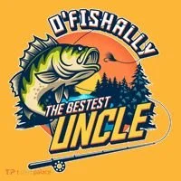 O Fishally The Bestest Uncle Baby Bodysuit thumb 2
