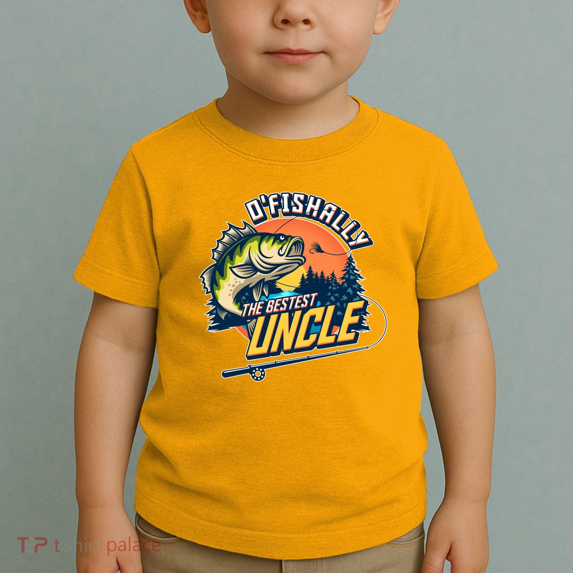 O Fishally The Bestest Uncle Toddler T-Shirt