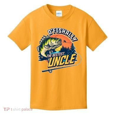 O Fishally The Bestest Uncle Kids T-Shirt