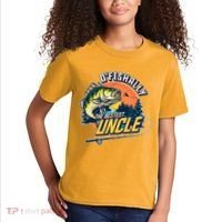 O Fishally The Bestest Uncle Kids T-Shirt thumb 2