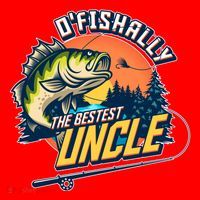 O Fishally The Bestest Uncle Santa Hat thumb 1