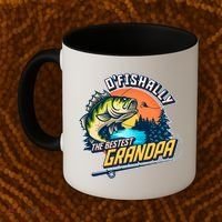 O Fishally The Bestest Grandpa Coffee Mug thumb 2