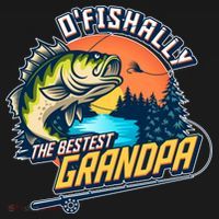 O Fishally The Bestest Grandpa Coaster thumb 2