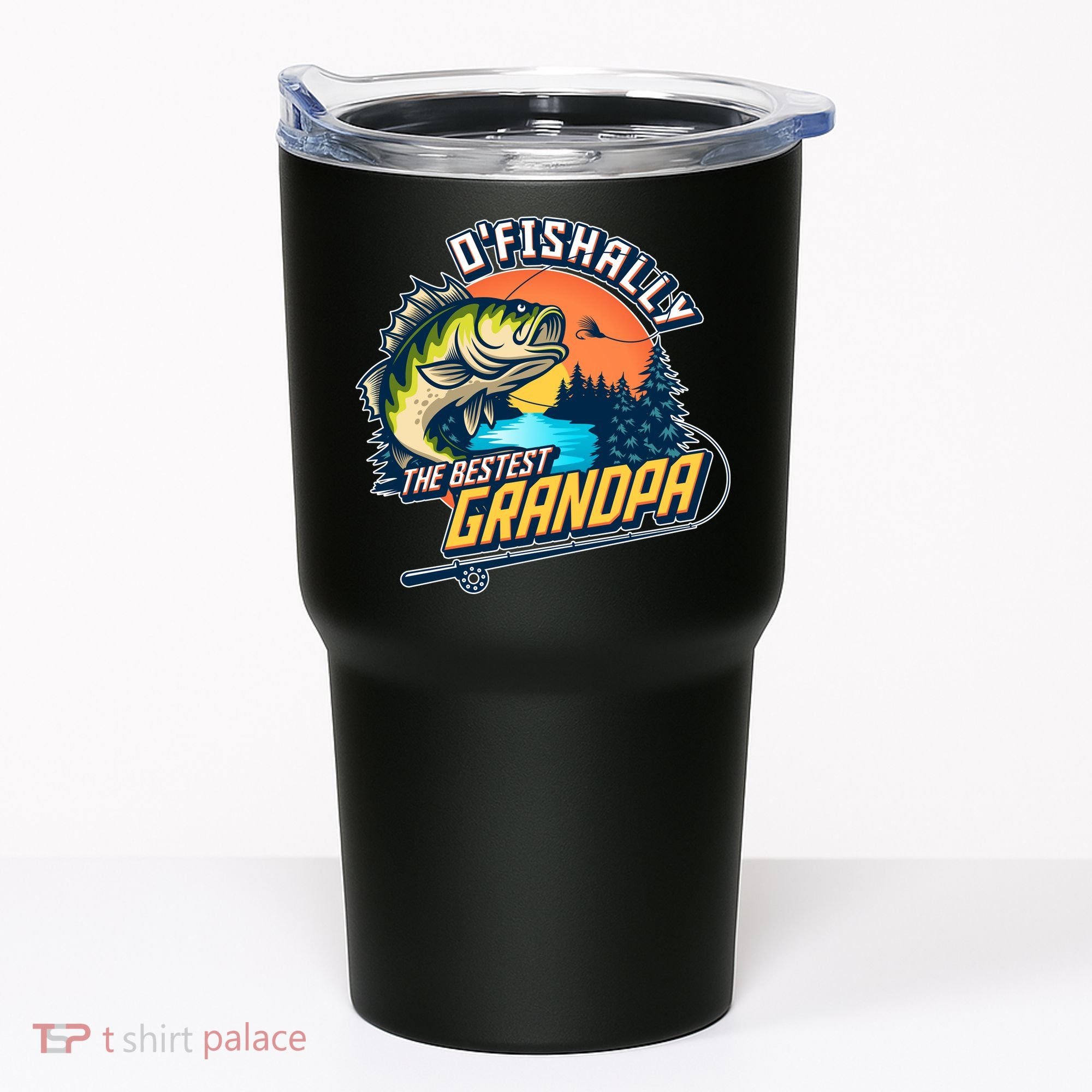 O Fishally The Bestest Grandpa Tumbler