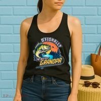 O Fishally The Bestest Grandpa Women's Tank Top thumb 2