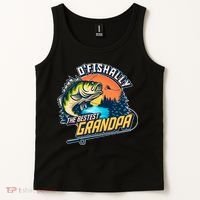 O Fishally The Bestest Grandpa Tank Top thumb 2